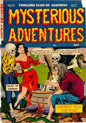 book mysterious horror adventures comic number