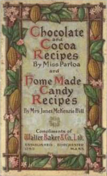 Chocolate and Cocoa Recipes, and Home Made Candy Recipes: Plain Chocolate (For Drinking), Chocolate, Vienna Style, Breakfast Cocoa, Chocolate Layer Cake, Chocolate Cake, Chocolate Marble Cake, Chocolate Glacé Cake, Chocolate Glacé, and more.