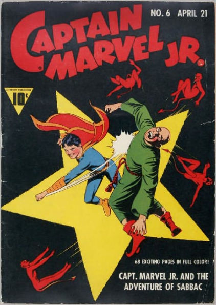 Captain Marvel Jr Number 6 Super-Hero Comic Book