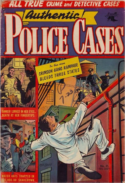 Authentic Police Cases Number 35 Crime Comic Book
