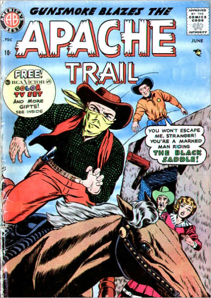 Apache Trail Number 4 Western Comic Book