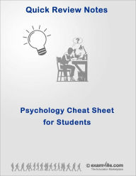Title: Psychology Cheat Sheet for Students, Author: Varma