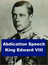 Title: Abdication Speech, Author: King Edward VIII