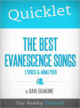 Quicklet on The Best Evanescence Songs: Lyrics and Analysis