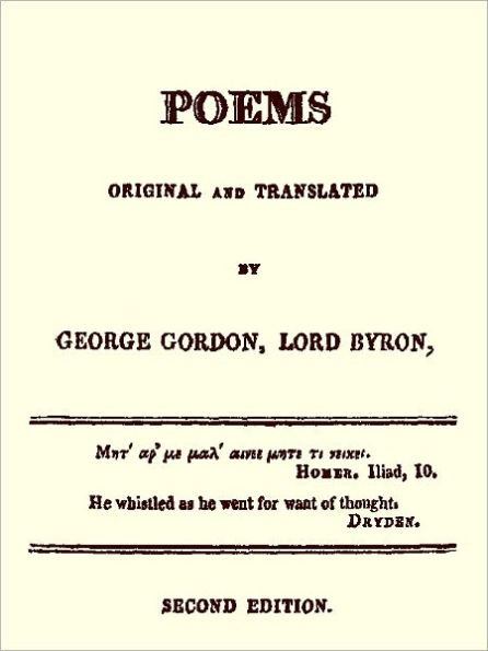 Byron's Poetical Works, Revised and Enlarged with Illustrations, Volume 1, Second Edition