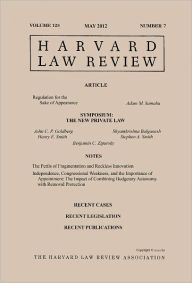 Title: Harvard Law Review: Volume 125, Number 7 - May 2012, Author: Harvard Law Review