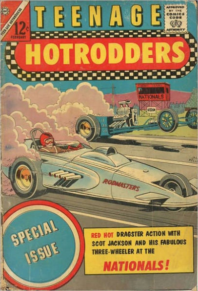 Teenage Hotrodders Number 6 Car Comic Book