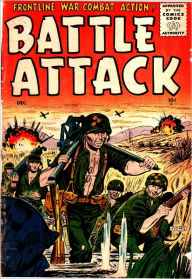 Title: Battle Attack Number 8 War Comic Book, Author: Lou Diamond