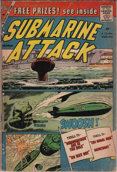 Submarine Attack Number 19 War Comic Book