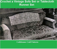 Title: Crochet a Vintage Sofa Set Pattern - Crochet Motif Pattern for Sofa Head and Arm Rests, Author: Bookdrawer