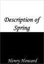 Description of Spring (The Soote Season)