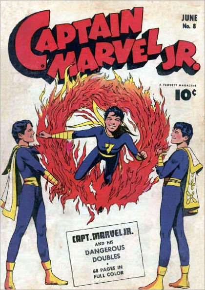 Captain Marvel Jr Number 8 Super-Hero Comic Book