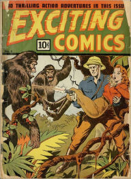 Title: Exciting Comics Number 8 Action Comic Book, Author: Lou Diamond