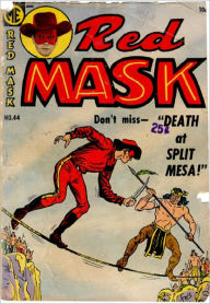 Title: Red Mask Number 44 Western Comic Book, Author: Lou Diamond