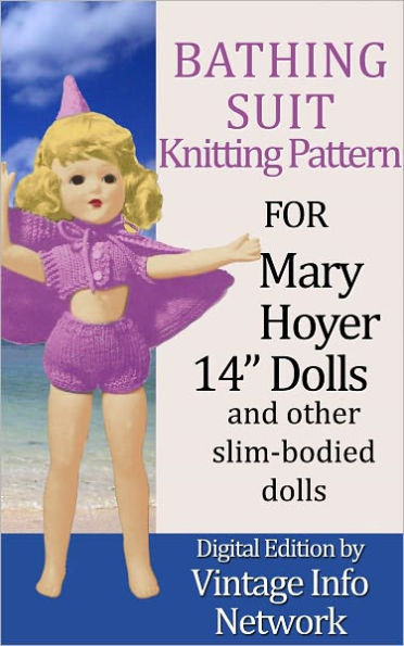 Bathing Suit Set Knitting Pattern for Mary Hoyer 14