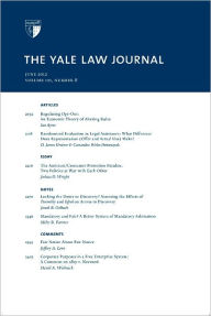 Title: Yale Law Journal: Volume 121, Number 8 - June 2012, Author: Yale Law Journal