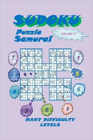 Sudoku Samurai Puzzle, Volume 5