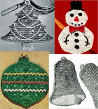 Title: 8 Christmas Potholders for Crochet, Author: Unknown
