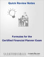 Formulas for Certified Financial Planner Exam