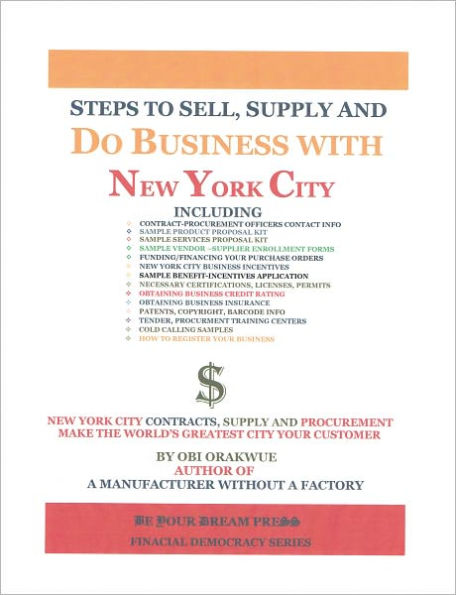 Steps To Sell, Supply and Do Business With New York City