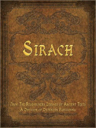 Title: The Book of Sirach, Author: Ben Sirach