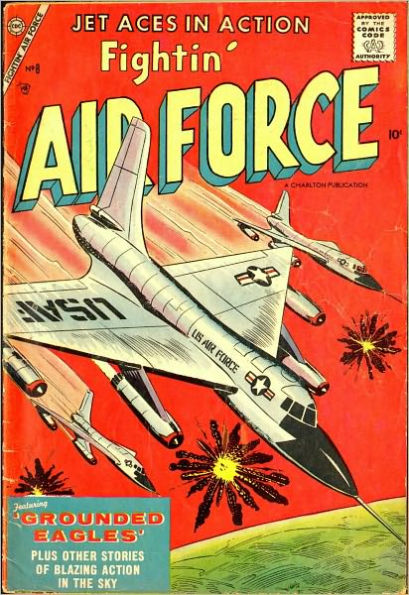 Fightin Air Force Number 8 War Comic Book