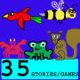 35 STORIES/FREE FUN GAMES (Children's Picture Books) Great for Beginner Readers and Bedtime Stories