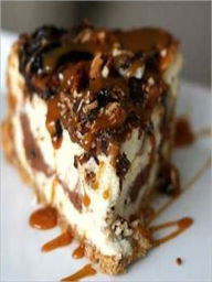 Title: TURTLE CHEESECAKE Recipe ~ Chocolate PECANS Caramel, Author: Good Reading