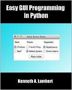 Title: Easy GUI Programming in Python, Author: Kenneth Lambert