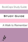 Study Guide: A Walk to Remember (A BookCaps Study Guide)