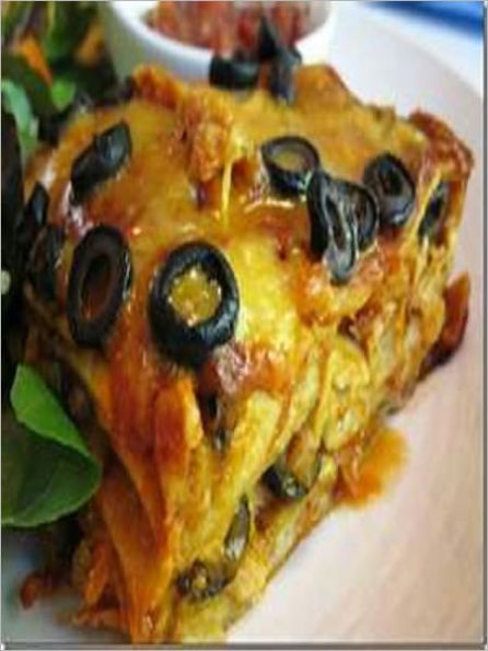 CHICKEN ENCHILADA CASSEROLE Recipe ~ Tortilla LAYERED ~ DO AHEAD ~