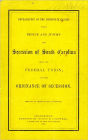 Declaration of the Immediate Causes which Induce and Justify the Secession of South Carolina from the Federal Union; and the Ordinance of the Secession