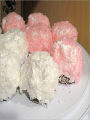 SNOWBALL CAKE Recipe ~ PINK or WHITE COCONUT ~ CHOCOLATE Cake & FILLING