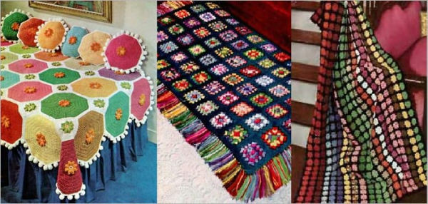 Bright and Beautiful Crocheted Afghan Patterns