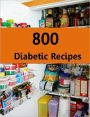 Food Recipes eBook - 800 Diabetic Healthy Recipes - Hundreds of delicious and healthy diabetic recipes including sweets!