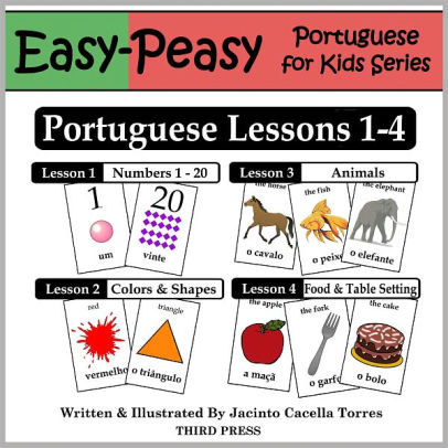 Portuguese Lesson 3: Animals (Easy-Peasy Portuguese for Kids Series)