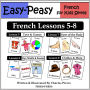 French Lessons 5-8: Toys/Games, Months/Days/Seasons, Parts of the Body, Clothes (Learn French Flash Cards)