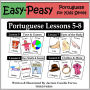 Portuguese Lessons 5-8: Toys/Games, Months/Days/Seasons, Parts of the Body, Clothes (Learn Portuguese Flash Cards)