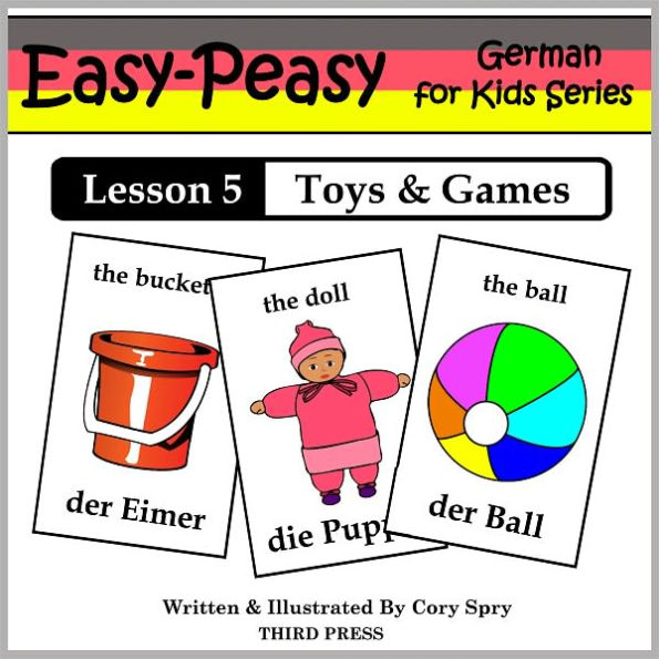 German Lesson 5: Toys & Games (Learn German Flash Cards)