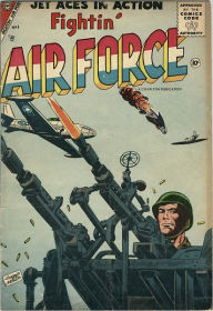 Title: Fightin Air Force Number 4 War Comic Book, Author: Lou Diamond