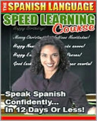 Title: The Spanish Language Speed Learning Course, Author: All classic book warehouse