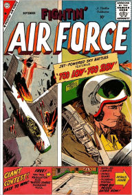 Title: Fightin Air Force Number 17 War Comic Book, Author: Lou Diamond