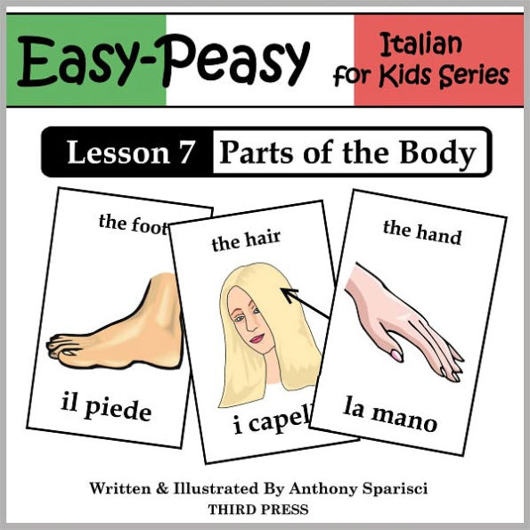 Italian Lesson 7: Parts of the Body (Learn Italian Flash Cards)