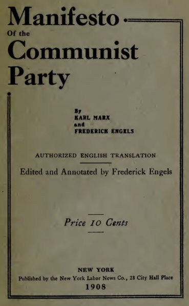 Manifesto of the Communist Party (The Communist Manifesto)