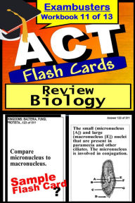 Title: ACT Test Biology Review--ACT Science Flashcards--ACT Prep Exam Workbook 11 of 13, Author: ACT Ace Academics