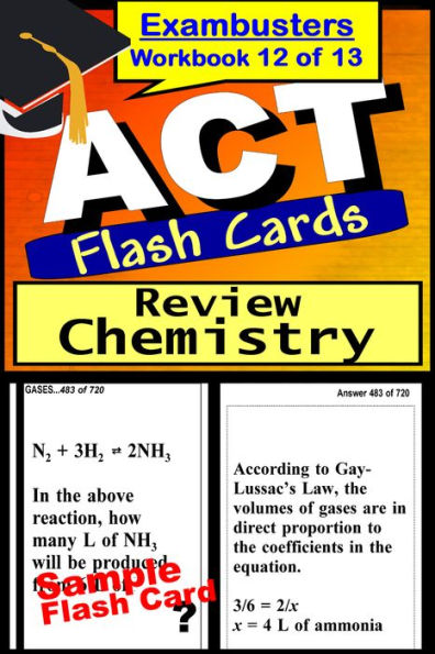 ACT Test Chemistry Review--ACT Science Flashcards--ACT Prep Exam Workbook 12 of 13