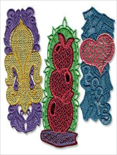 Lace & Mylar Bookmarks -Make the pages of a book shine with a luminescent lace and Mylar bookmark!