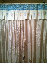 Title: Shower Curtain Valance instructions to make one of your own!, Author: Embroidery Designs