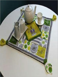 Title: Tea Towel Table Topper instructions to make one of your own!, Author: Embroidery Designs