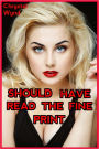 Should Have Read the Fine Print (bimbification)